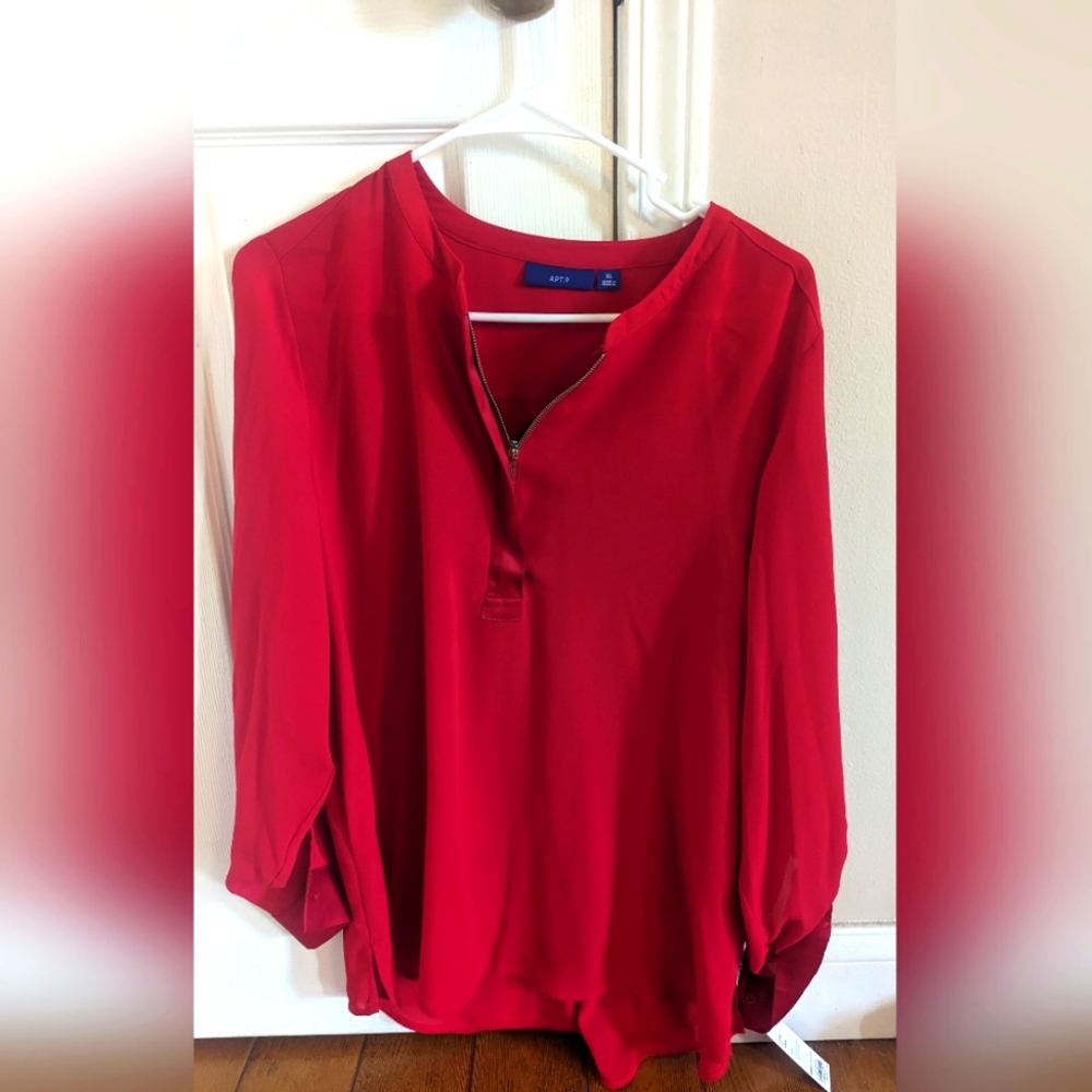 Apt. 9 Red blouse